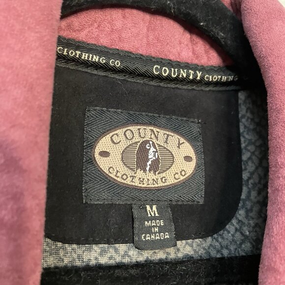 Country Clothing Pink Faux Suede Vest Womens Snap Button Made in Canada - Picture 2 of 7